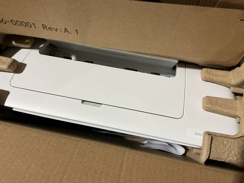 Condition photo showing As Is for hp deskjet 2942 wireless all-in-one color inkjet printer, 6 months free instant ink, bristol blue