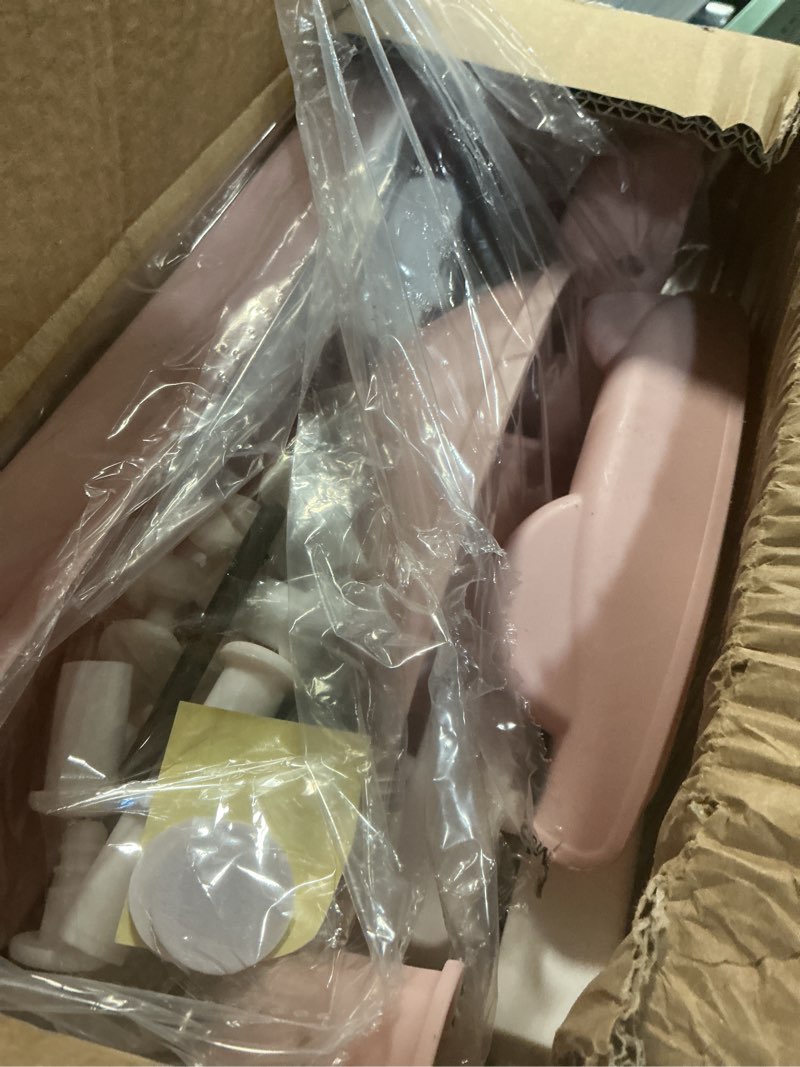 Condition photo showing New/Like New for Potty Training Seat, Upgrade 2 in 1 Potty Training Toilet for Toddler, Toddler Toilet Seat for Boys Girls with Support Bar, Anti-Slip Pad and Step Stool (Pink)