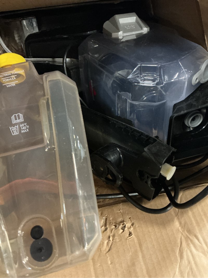 Condition photo showing As Is for bissell turboclean, upright carpet cleaner, pro max clean & protect + oxy urine eliminator formula included, 3952