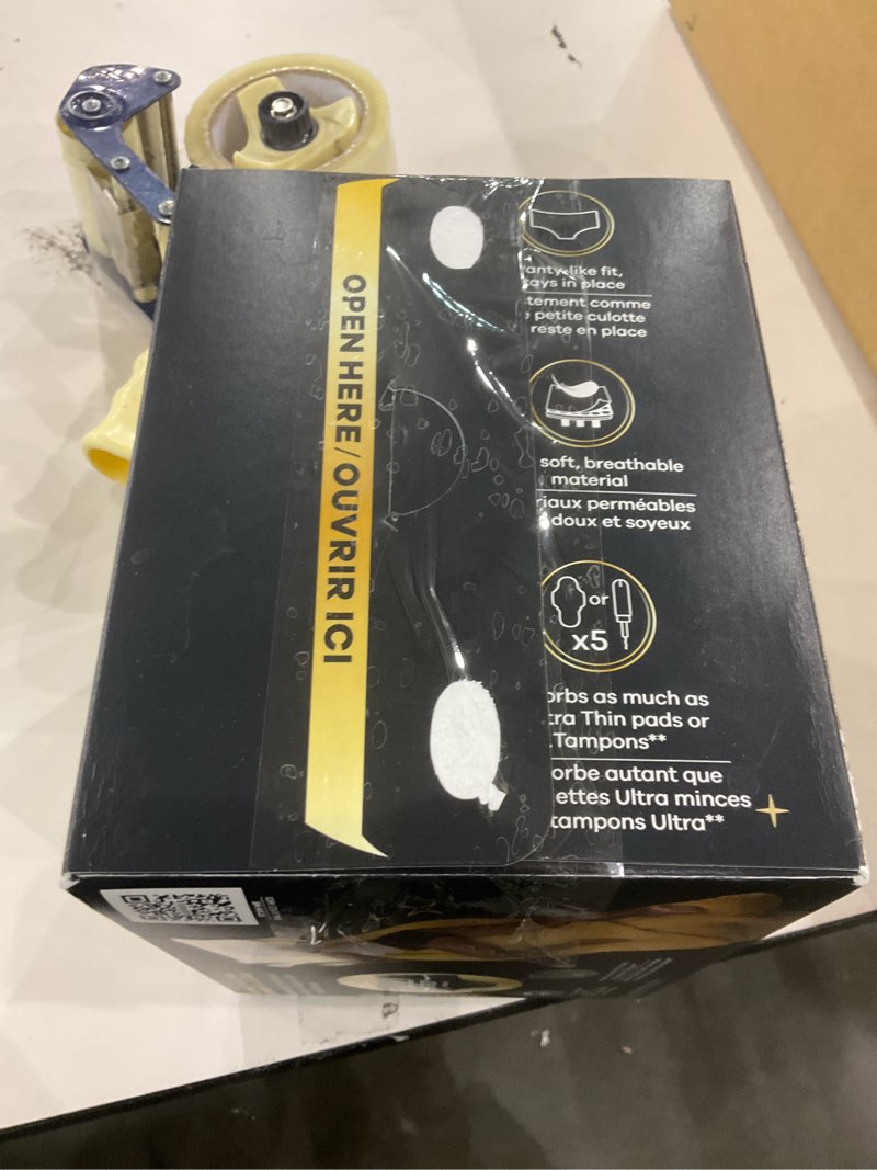 Condition photo showing As Is for Always disposable period underwear XL/2XL, 7 disposable underwear