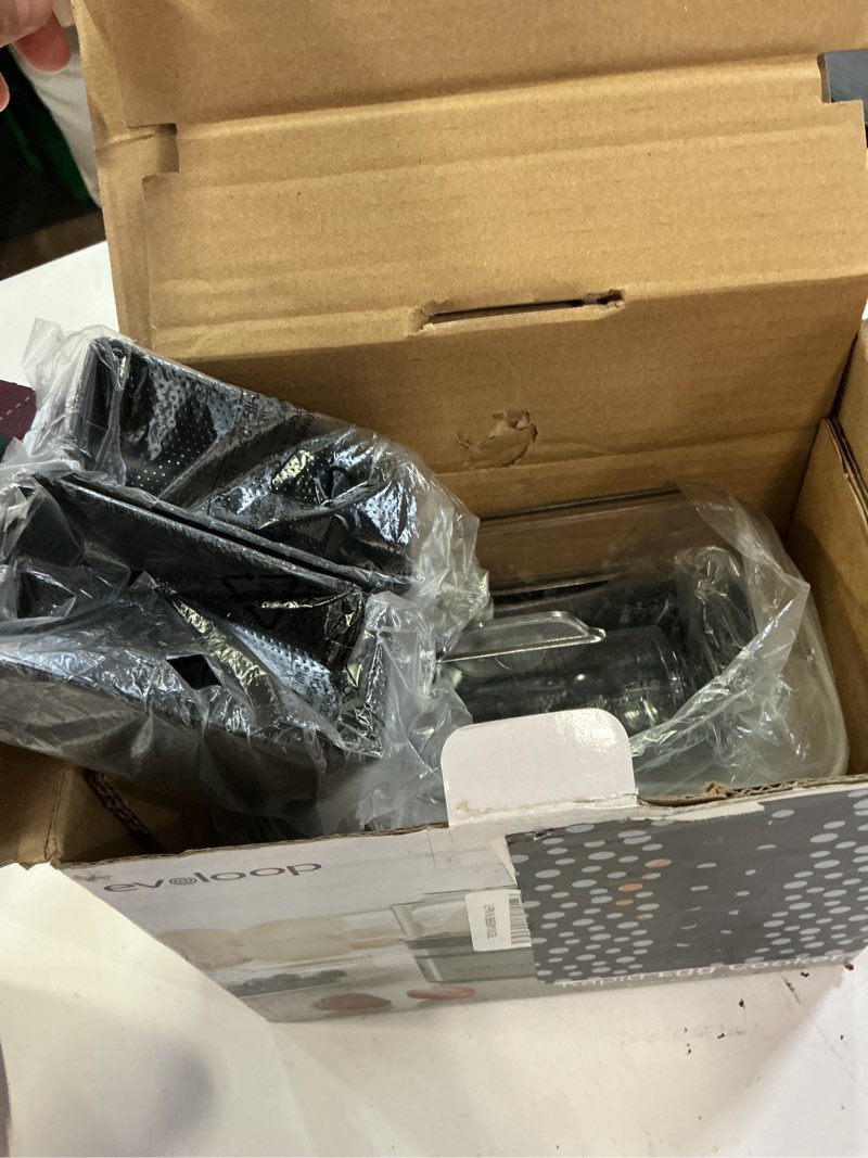 Condition photo showing Good Condition for evoloop rapid egg cooker electric 6 eggs capacity, soft, medium, hard boiled, poacher, omelet maker egg poacher with auto shut-off, bpa free silver
