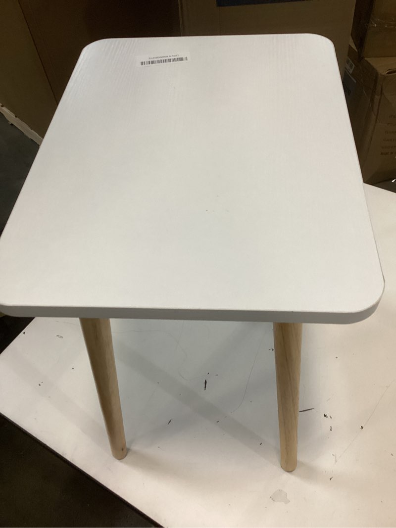 Condition photo showing As Is for FORAOFUR Nursery Side Table, Small End Table Accent Table Living Room Balcony Office, Modern Side Be