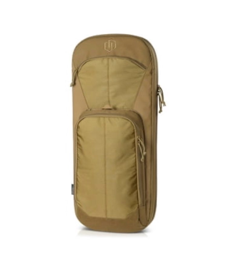 savior equipment specialist covert single rifle case  dark fde  33in h x 12.5in