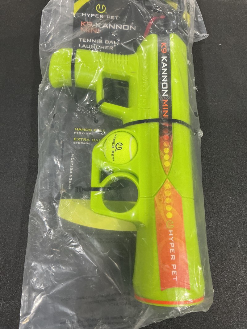 Condition photo showing Good Condition for Hyper Pet MINI K9 Kannon Dog Ball Thrower Launcher for Dogs (Small Breeds Up To 20 Pounds), Includes One Hyper Pet 2 Inch Tennis Ball Mini Tennis Ball Launcher