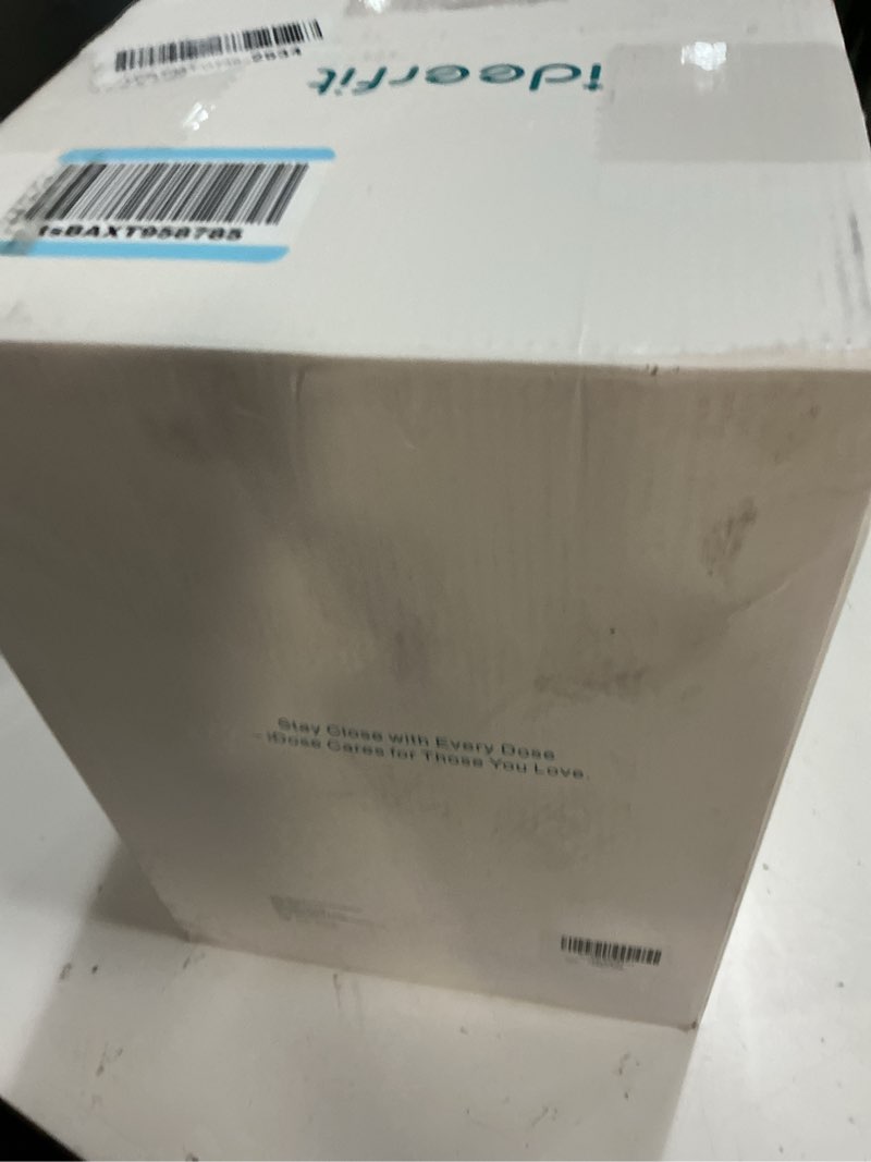 Condition photo showing New/Like New for 42-day(1x) automatic pill dispenser (expandable tray) – app & on-device setup by family, lcd display, digital lock, sound & light alerts –safe medication organizer for dementia seniors (3-tray, white)