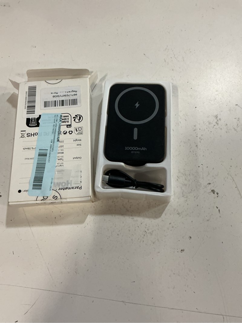 Condition photo showing New/Like New for magnetic wireless portable charger, 10000mah power bank with pd20w fast charging, usb c in&out battery pack, compatible with mag-safe for iphone 17/16/15/14/13 series, samsung, android, and more