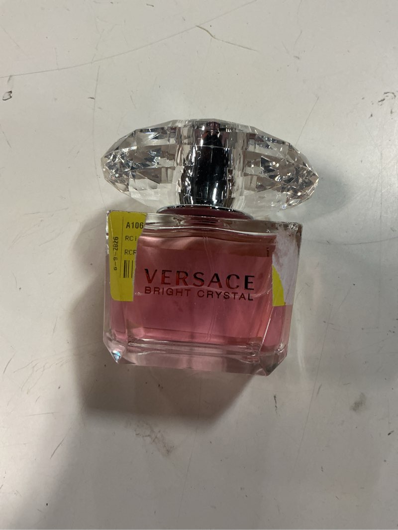Condition photo showing As Is for versace bright crystal edt spray 3.0 oz bright crystal/versace edt spray 3.0 oz (w)