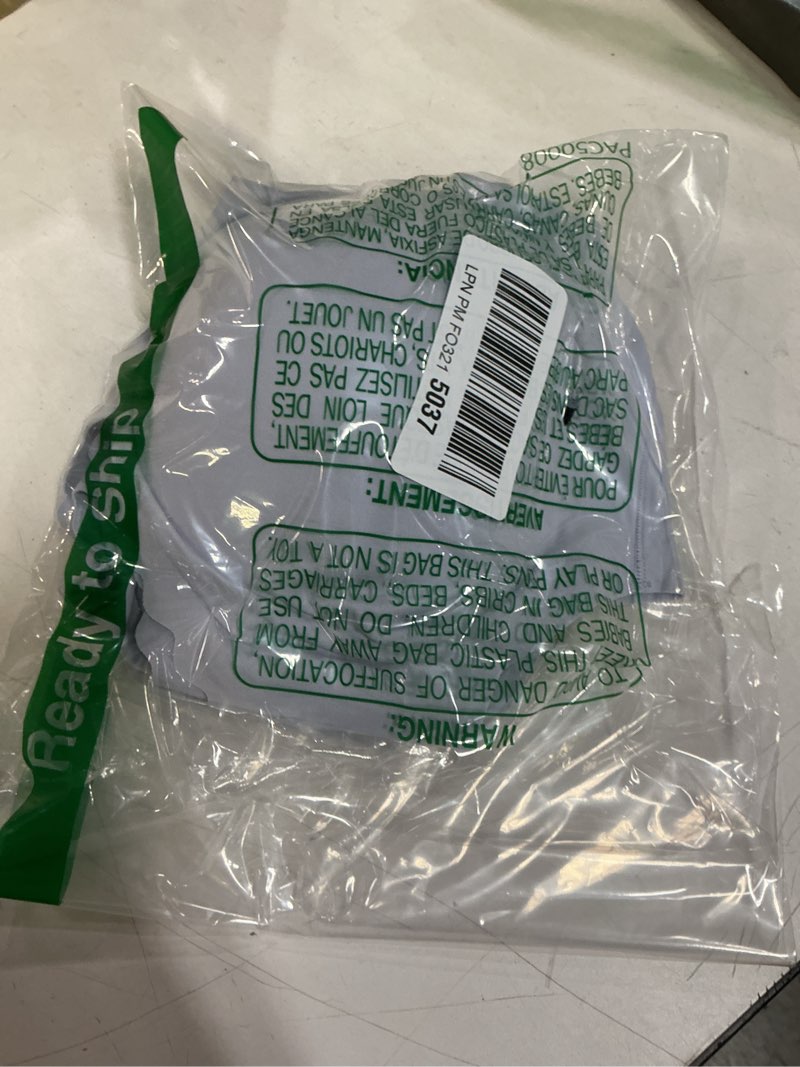 Condition photo showing New/Like New for Floatley Cozy Scalloped Bra Comfort Wirefree Full Coverage Seamless Bra with Embedded Pad for Women XX-Large Periwinkle Grey