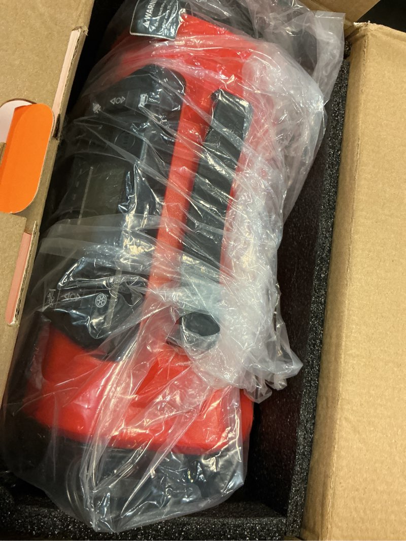 Condition photo showing New/Like New for astroai tire inflator portable air compressor pump 150psi 12v dc/110v ac with dual metal motors&led light, automotive car accessories&two modes for car, bicycle tires and air mattresses, red standard red