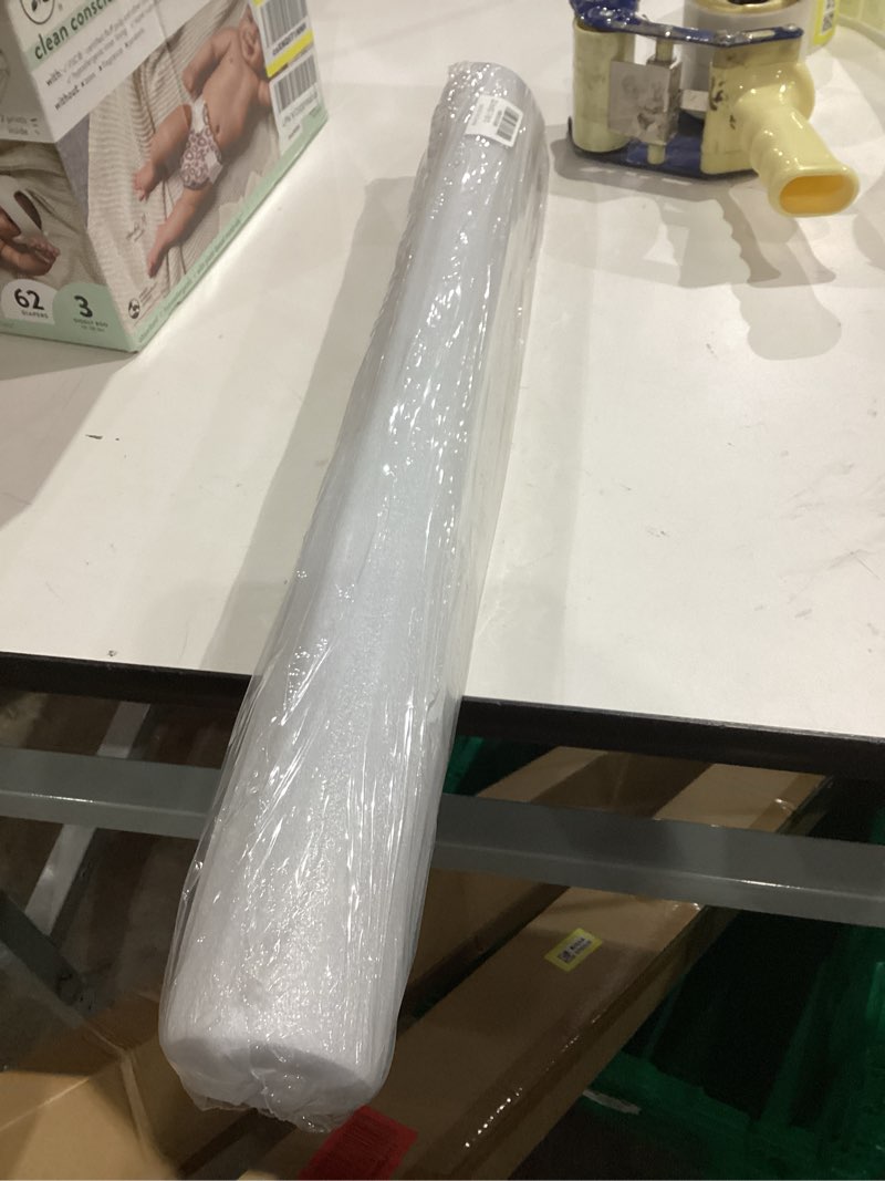 NECAUX Custom 23.6 x 82.7 Inch Frosted Table Cover Protector, 1.5mm Thick Water Resistant Plastic No