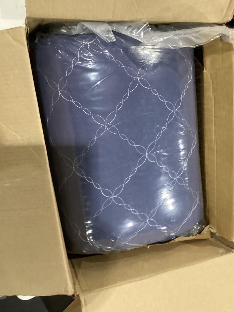 Condition photo showing New/Like New for bedelite cooling body pillow for adults, creative ultra soft cool-touch quilted nylon-spandex body pillow cover, adjustable memory foam long pillow for side sleepers, pregnancy & back pain(navy blue) navy blue body?20"x 54"?