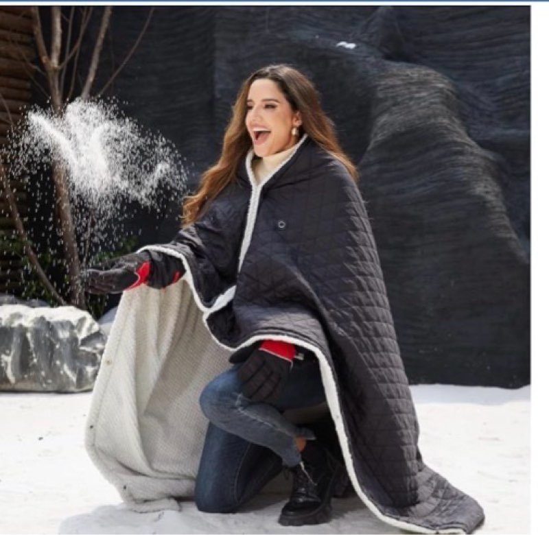 heated blanket battery operated,12v cordless heating pad with 15000 battery,heated shawl throw blanket,wearable heated blanket,sherpa lining,3 heating set for outdoor camping,backpacking,hiking,travel