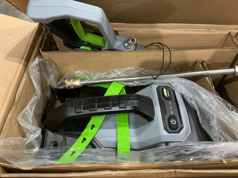 Condition photo showing Good Condition for ego power+ compact 2100-psi 1.2-gpm cold water battery pressure washer with 4 spray tips