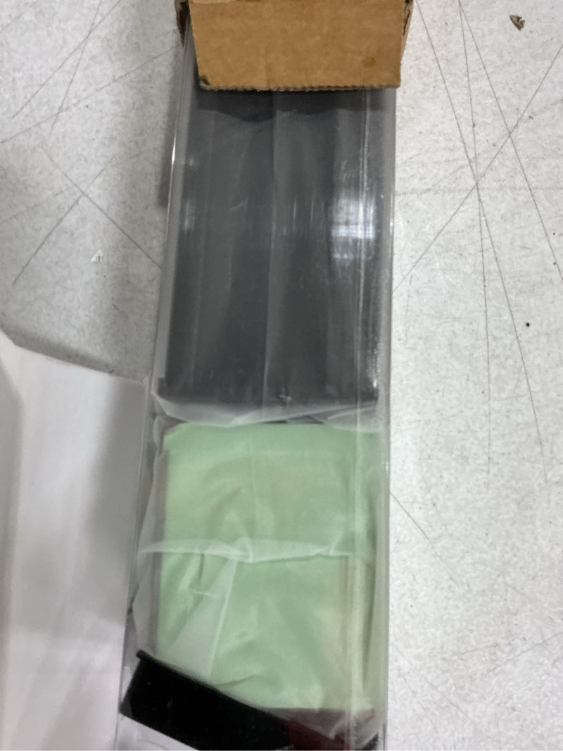Condition photo showing Good Condition for aosky blackout roller shades cordless blinds for windows, free-stop shades with valance, thermal insulated fabric, uv protection, natural woven blinds for home and office (35.5" w x 72" h, black) black 35.5"w x 72"h