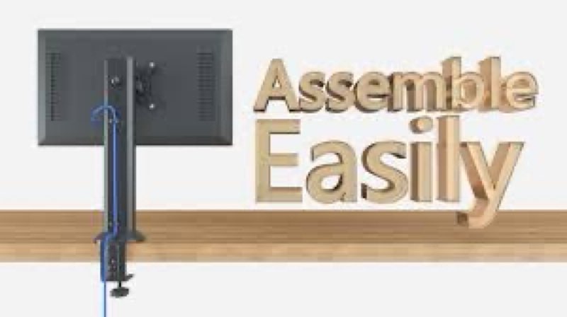 Hemudu 1 Pack Single LCD Computer Monitor Free-Standing Desk Stand Riser for 13 inch to 32 inch Screen with Swivel, Height Adjustable, Rotation, Holds One (1) Screen up to 35kgs ( similar )