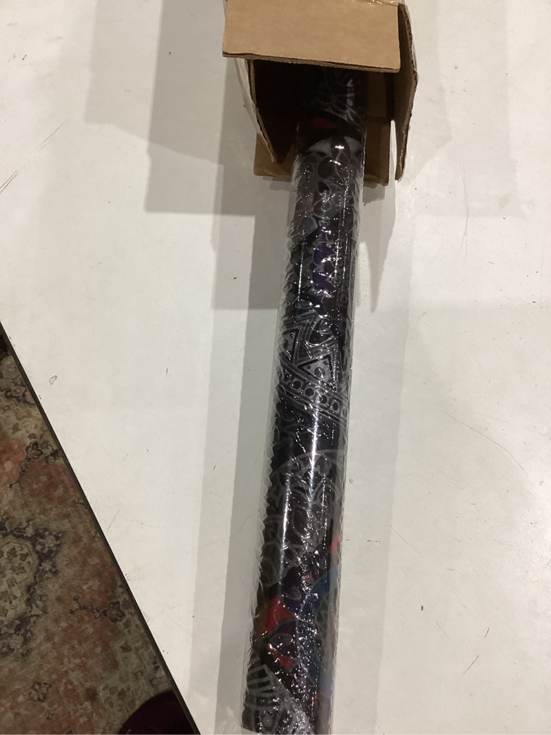 Condition photo showing Good Condition for dktie static cling decorative window film with installation tools non adhesive privacy film stained glass window film for bathroom shower door heat cotrol anti uv 35.4 x 118.1 inch black 35.4" x 118.1" (with tools)