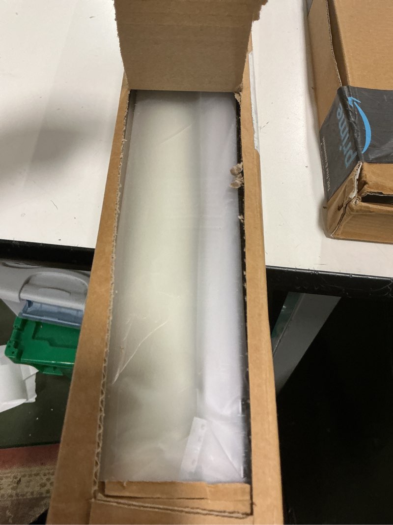Condition photo showing Good Condition for AOSKY Cordless Roller Shades Blackout Blinds for Windows Room Darkening Rolled Up Shades with Spring System, UV Protection Window Shades Door Blinds for Home and Office (27" W x 72" H, Ivory) 27"W x 72"H Ivory