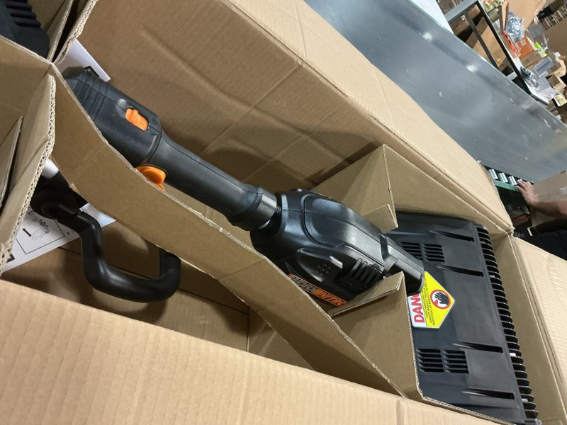 Condition photo showing Good Condition for WORX Nitro 40V 12'' Cordless Snow Shovel, Electric Snow Thrower for 4-Car Driveway, Snow Removal with Brushless Motor & 2 Speed Control, 2 × 4.0 Ah Batteries and Charger Included, WG460
