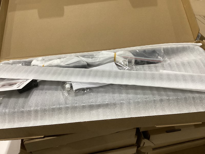 Condition photo showing New/Like New for 23.2 Inch Bathroom Towel Rack, Foldable Towel Holder with Movable Hooks, Premium Modern Towel Shelf Wall Mount Towel Storage for Bathroom (Matte Black)