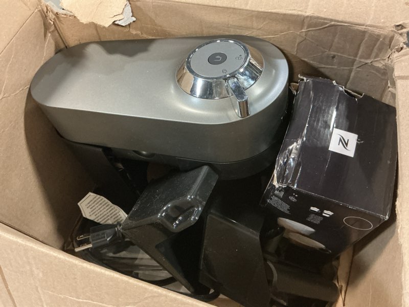 Condition photo showing As Is for Nespresso Vertuo Pop+ Deluxe Coffee and Espresso Maker by Breville with Milk Frother, Titan Machine + Milk Frother Titan