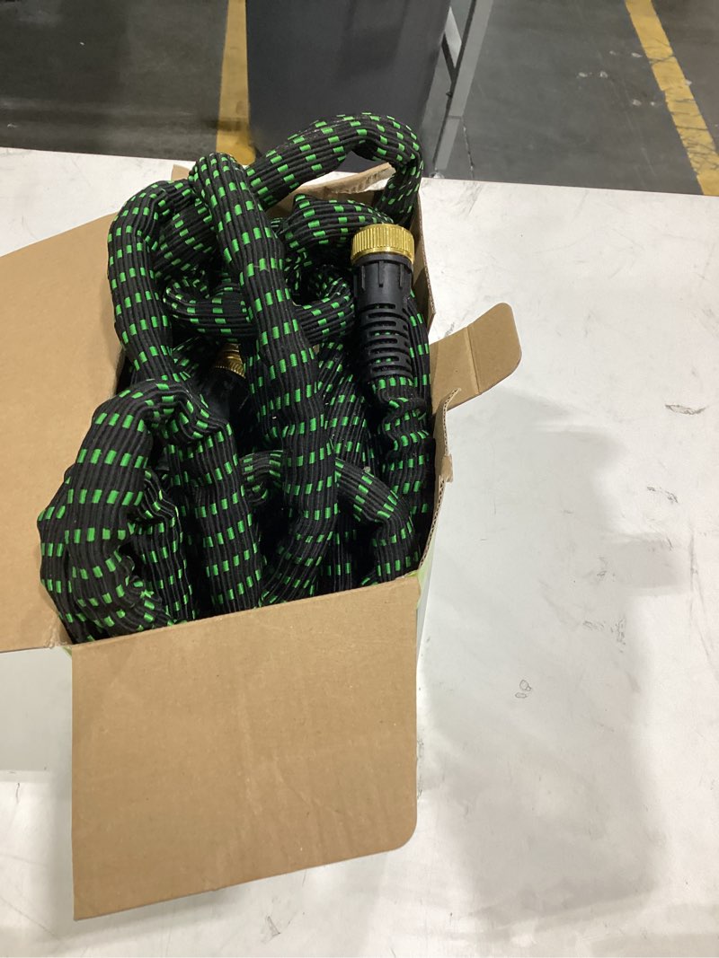 Condition photo showing As Is for flex-able hose flex-able xtreme hose 100ft - kink free, expandable, heavy duty, green