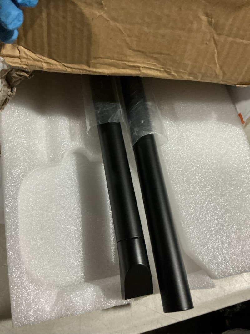 Condition photo showing As Is for (1 piece) mount plus mp-sb54f  fixed height speaker floor stand made for sonos speakers | compatible with sonos one, one sl, play:1 play:3 play:5 | cable management  black floor stand)