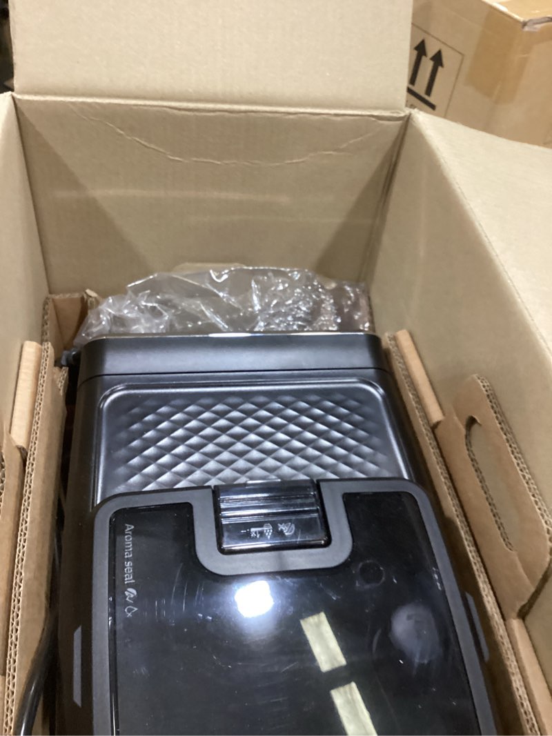 Condition photo showing As Is for Philips 3300 Series Fully Automatic Espresso Machine with LatteGo Milk System and integrated grinder, 6 Hot & Iced Coffee Pre-Sets, 40% Quieter SilentBrew, 15-Bar Pressure, Glossy Black (EP3341/50) Glossy Black Latte Go