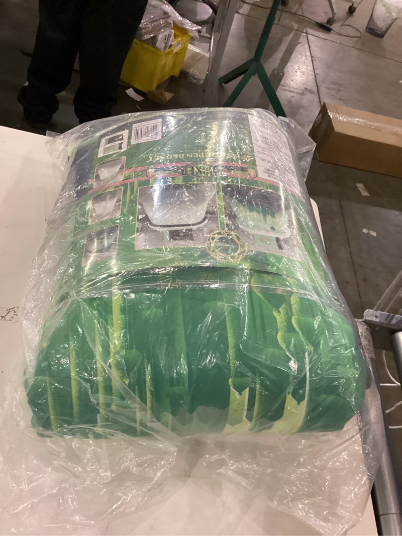 Condition photo showing New/Like New for Collectibles Wicked Elphaba and Glinda Bedding 5 Piece Super Soft Reversible Comforter and Sheet Set, Queen, (Officially Licensed Product) by Franco 5 Piece Queen Size Wicked