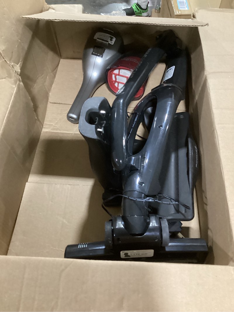 Condition photo showing As Is for Roomie Tec SlimVac Cordless Vacuum Cleaner for Home – 2200mAh Battery, High Suction Power, Lightweight 2-in-1 Handheld with Bagless Filter, 6 LED Headlights and Auto Recharge Station - Vincent