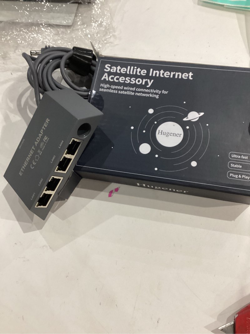 Condition photo showing Good Condition for Multi Ports Starlink Gen 3/ Starlink Mini Ethernet Adapter for Wired External Network, 4 Ports Starlink Ethernet Adapter 1 to 4 [4 Devices Networked Simultaneously] - Up to 1 Gbps