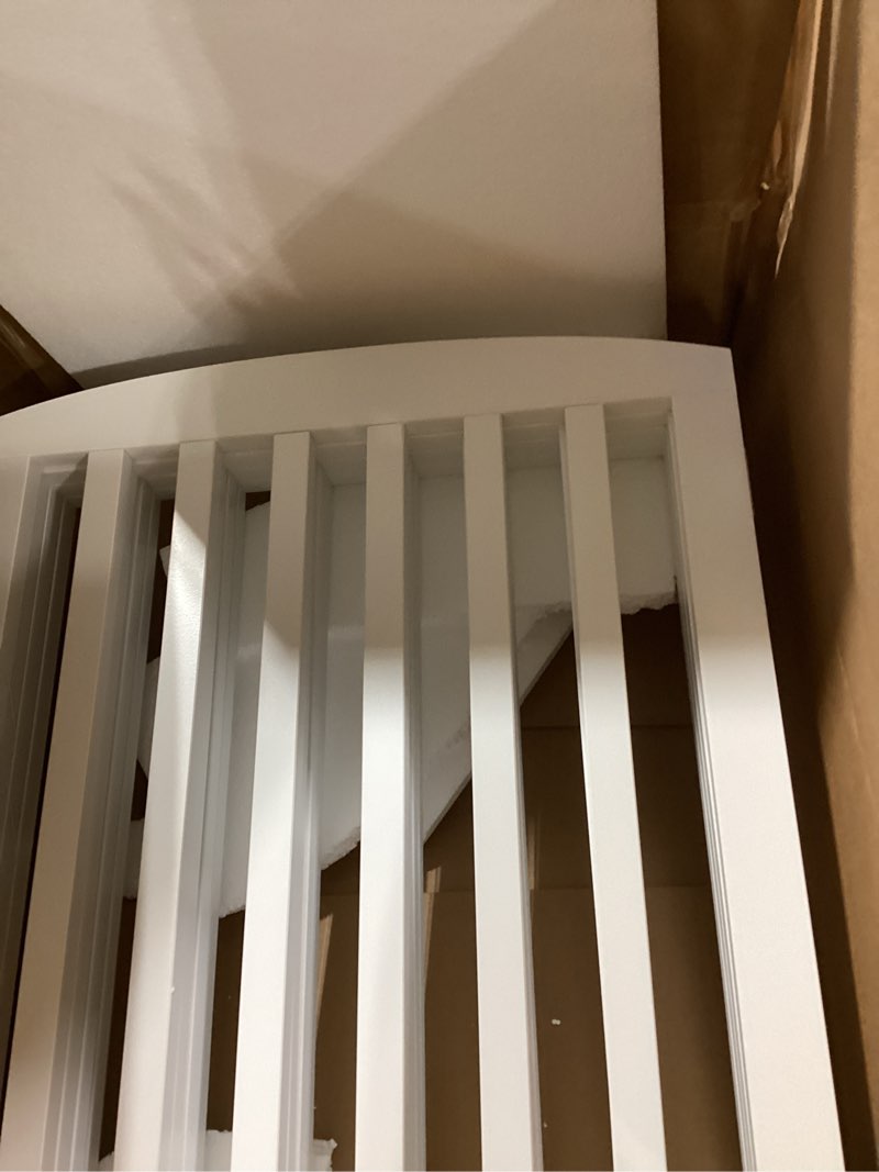 Condition photo showing Good Condition for zjsf foldable freestanding indoor dog gate for house wood white long pet gates dog fence for stairs puppy gates for hallways,pet fence, puppy gate,support feet included 32 "height-2 panels ?2 panels?40''w x 32''h white