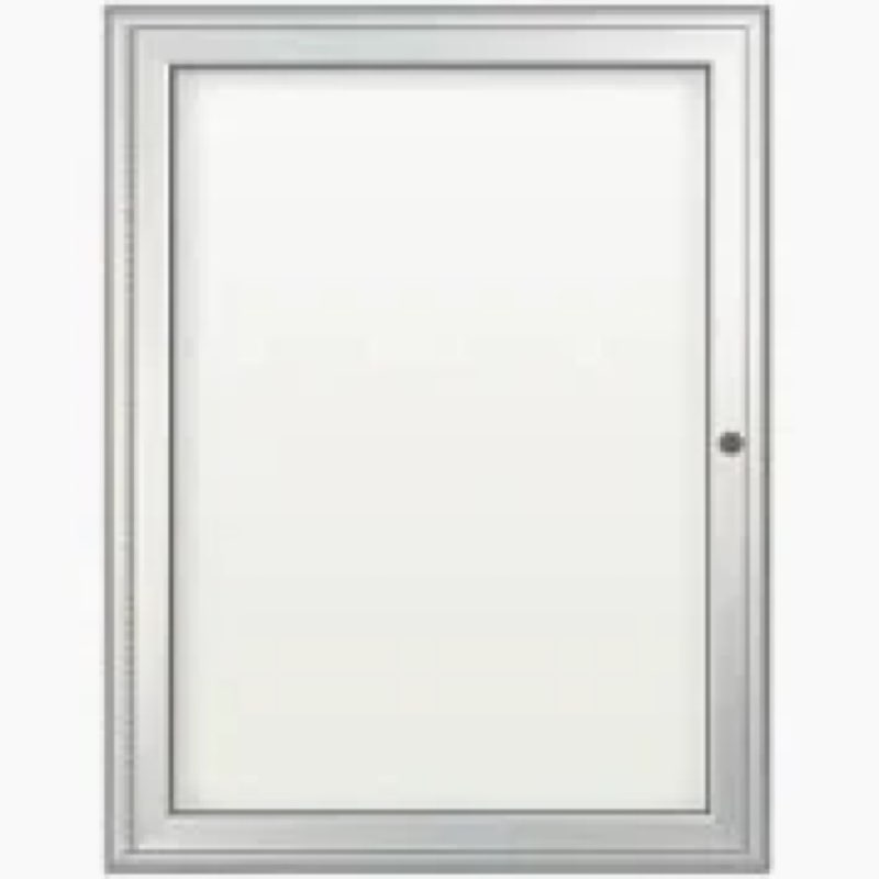 INNOVART Enclosed Bulletin Board 36”x24”, Lockable Dry Erase Noticeboard with Aluminum Frame, Outdoo