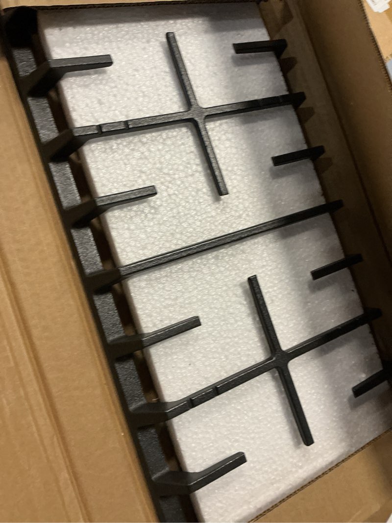 Condition photo showing Good Condition for dg94-00937a cast iron gas stove grate replacement for samsung gas stove top support parts nx58h9500ws nx58h5600ss nx58r5601ss samsung gas range surface burner grates replacement parts dg94-00468a
