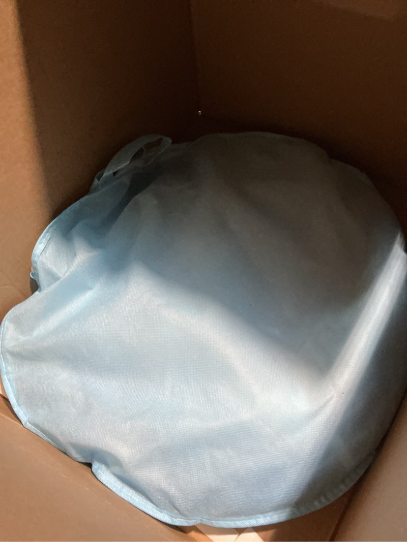 Condition photo showing As Is for AMMER Pop-Up Mosquito Net Tent for Beds Portable Folding Design with Net Bottom for Baby Adults Trip (79 x71x59 inch) Light Blue