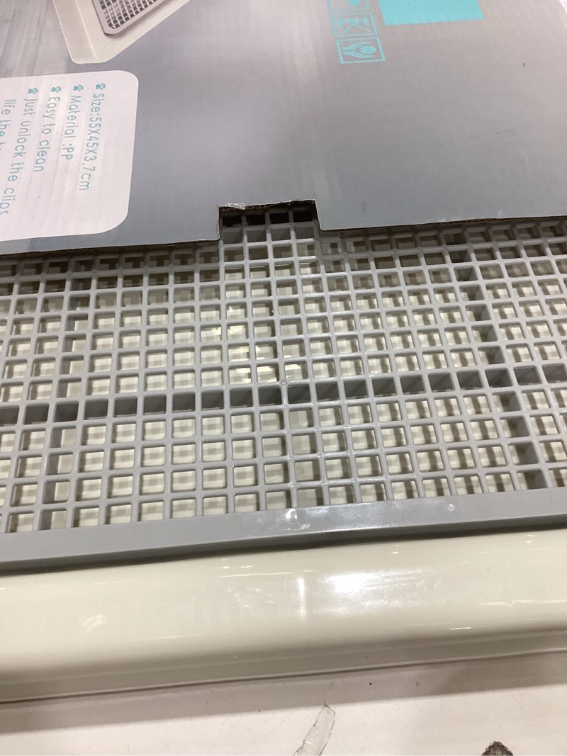 Condition photo showing Good Condition for smart paws 3 sizes small puppy dog toilet,poodles training tray,yorkie pet pads holder 21.65x17.71 inch (pack of 1)