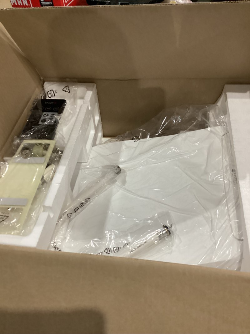Condition photo showing As Is for Lotus Smart Bidet ATS-500 Remote Heated Seat, Temperature Controlled Wash, Warm Air Dryer, Easy DIY Installation, Made in Korea, One Size Fit