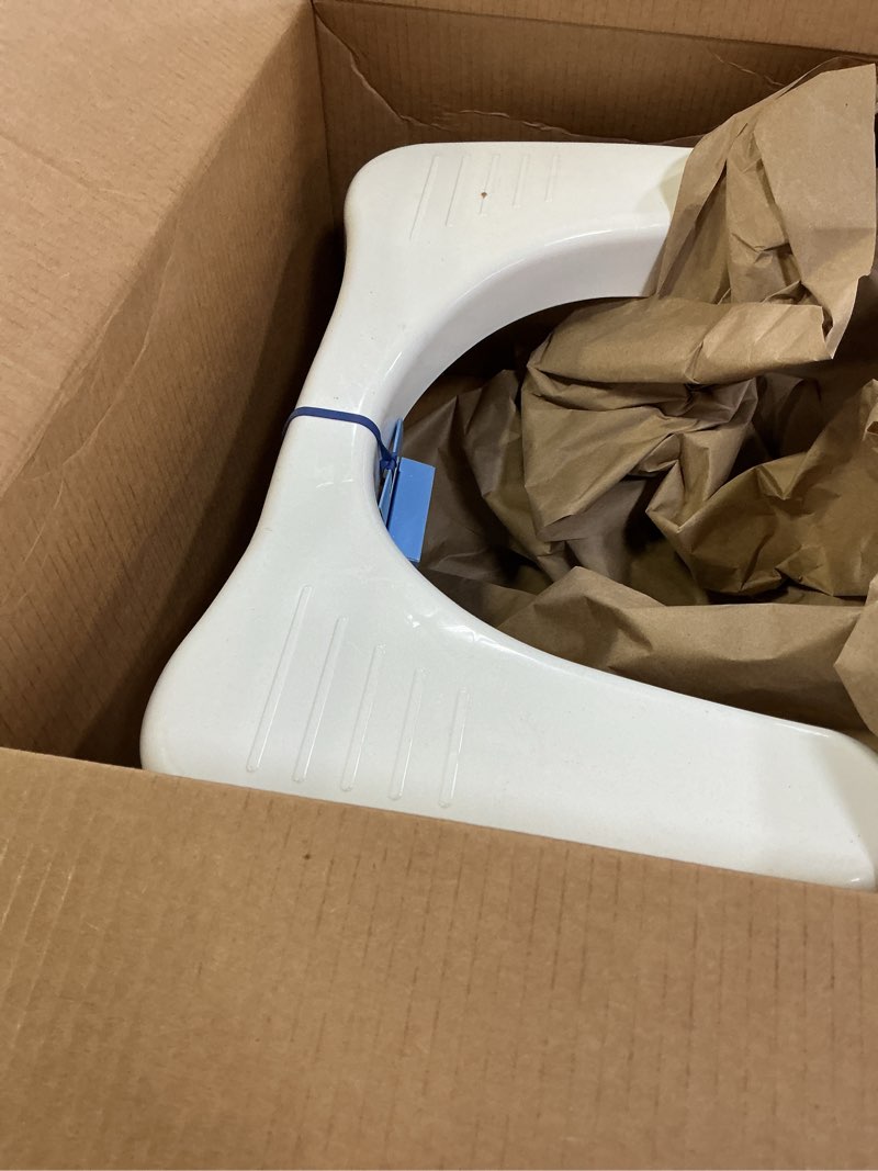Condition photo showing Good Condition for squatty potty simple curve bathroom toilet stool 7" white