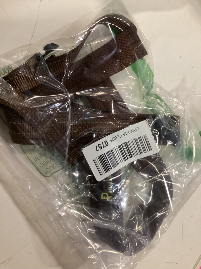 Condition photo showing As Is for Plutus Pet No Pull Dog Harness with Breathable Mesh Padded, Adjustable Reflective Escape Proof Dog Harness, Quick Fit Dog Vest Harness for Small Medium Large Dogs(M, Chocolate) M: chest 19.7"-25.2" Chocolate