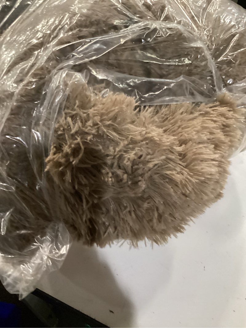 Condition photo showing Good Condition for Dog Beds Large Sized Dog and Cats, 32in Pet Beds for Large Pet, Washable Indestructible Extra Large (Camel) 32.0"L x 32.0"W x 8.0"Th Camel