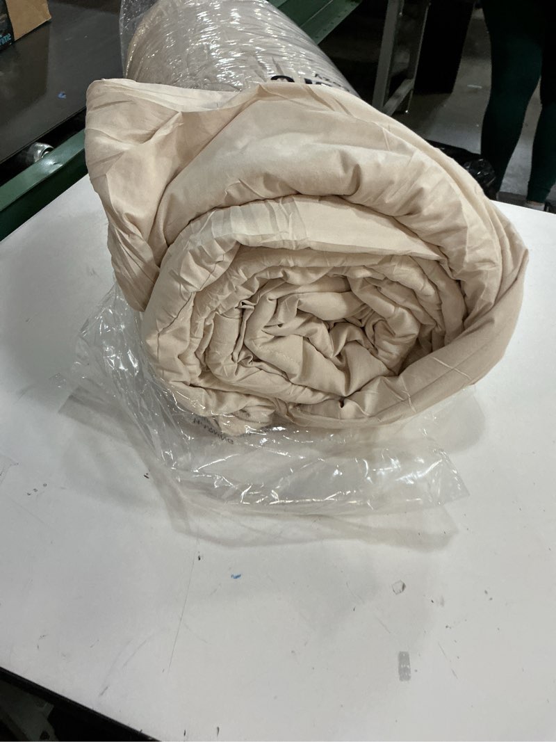 Condition photo showing Good Condition for bedsure queen comforter set - 7 pieces light beige queen bedding set for all seasons, boho contrasting design bed in a bag with comforter, sheets, pillowcases & shams 16 - light beige/khaki queen