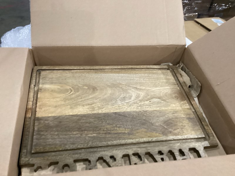 Mud Pie Thanksgiving Thankful Carving Board Set