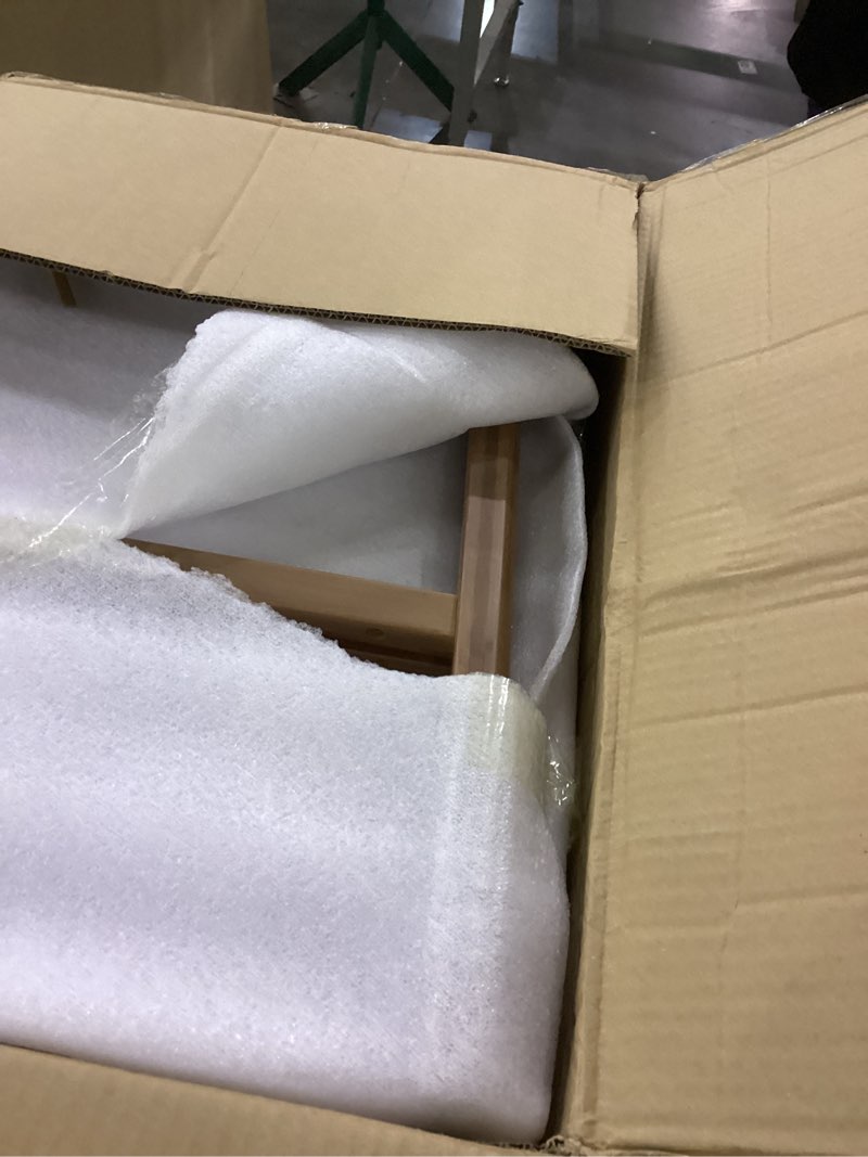 Condition photo showing Good Condition for Night Stand with Drawer, Mid Century Modern Nightstand, Bedside Tables with Open Storage Shelf,Large Storage End Table, Bamboo Night Stands for Bedrooms (Walnut)