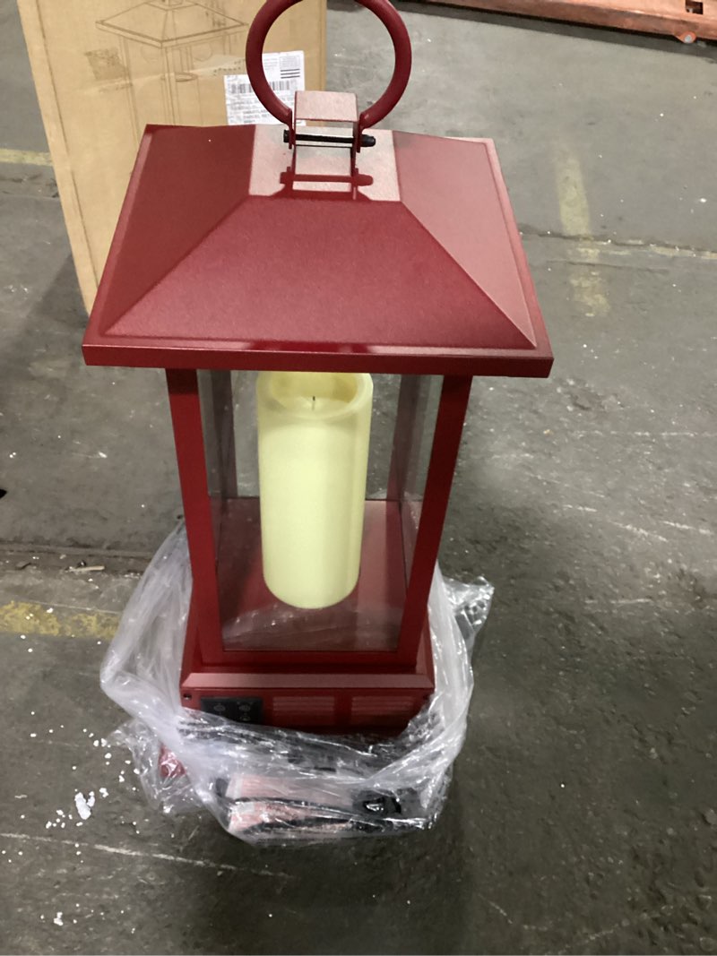 Condition photo showing Good Condition for Duraflame lantern with infrared quartz heater cinnamon