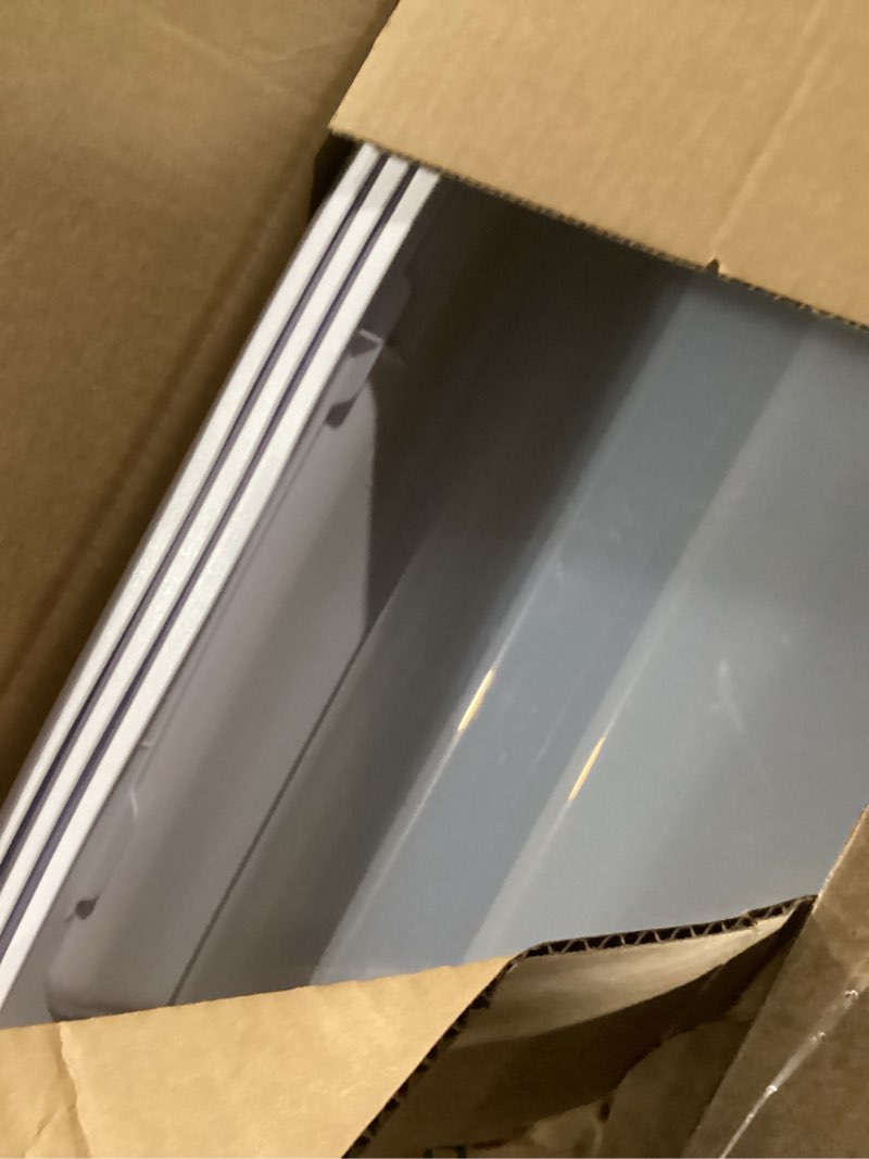 Condition photo showing Good Condition for sterilite 70 quart ultra latch storage plastic box with white lid & see-through base clear