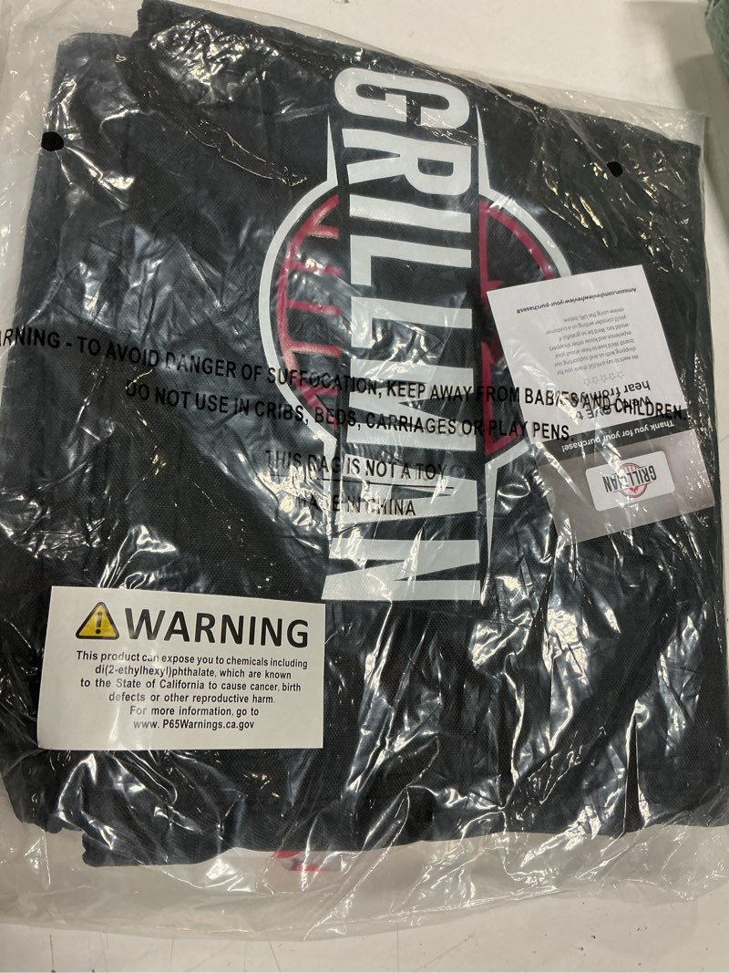 Condition photo showing New/Like New for Heavy Duty Fire Pit Cover – Fits 36x24in Round Gas Fire Pit – Waterproof, Wind-Resistant 600D Polyester Outdoor Cover with Buckles & Elastic Hem – Durable Firepit Protection for All Seasons Round 36"D x 24"H