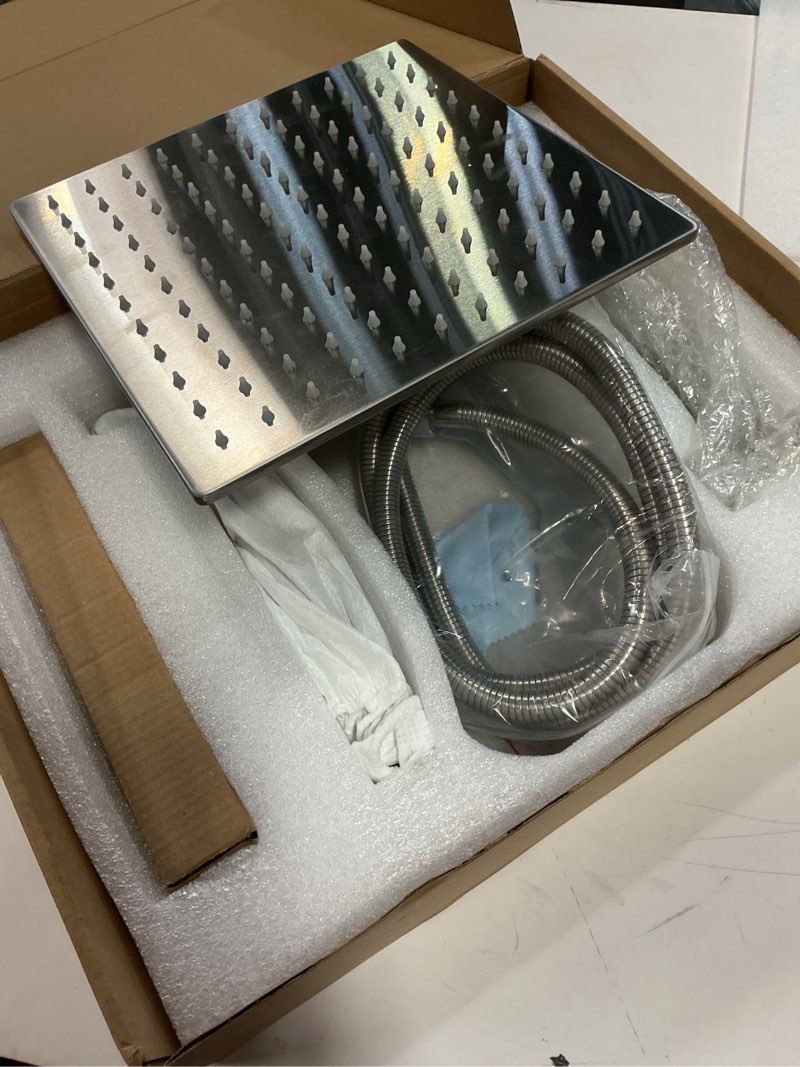 Condition photo showing Good Condition for All Metal 10 Inch Rain Shower Head with Handheld Built-in Power Wash Mode, High Pressure Waterfall R