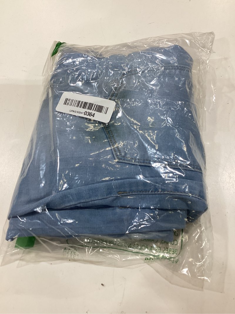 Condition photo showing New/Like New for high waisted-rise colored stretch skinny destroyed ripped distressed jeans for women olive mustard red medium light blue