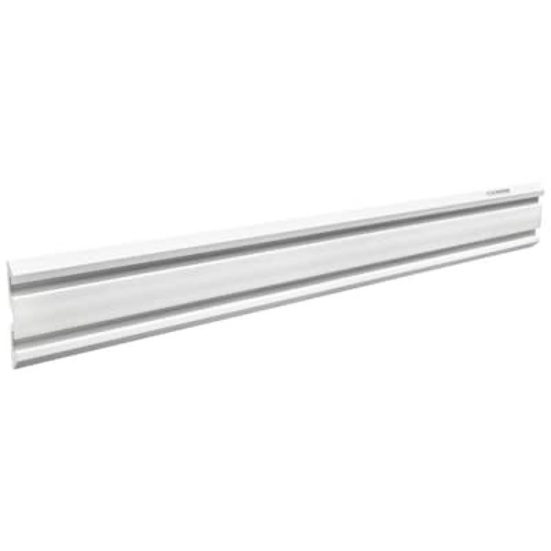 gladiator geartrack 48-in light gray composite multipurpose storage rail system