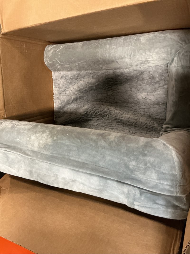 Condition photo showing Good Condition for Dog Beds Large Sized Dog, Orthopedic Large Pet Bed with Waterproof Lining, Removable Washable Cover and Nonskid Bottom, Medium Couch, Grey