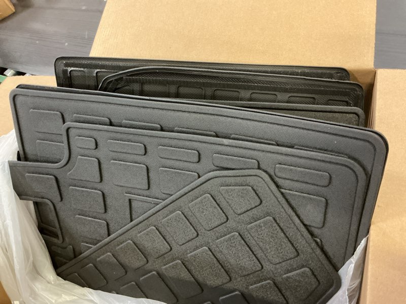 Condition photo showing Good Condition for powoq Backrest Mat Compatible with 2010-2024 Toyota 4Runner 7-Seat Cargo Mat TPE Material Trunk Liner Replacement for 2010-2024 Toyota 4Runner Accessories (Cargo Mat+2nd Backrest Mat+3rd Backrest Mat)